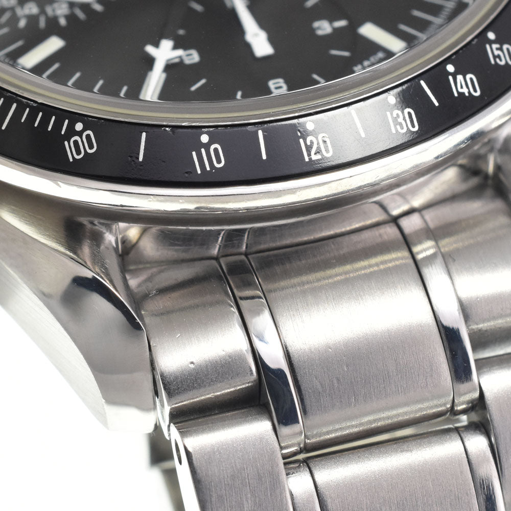 with paper OMEGA Speedmaster 3520.50 Mark 40 Cosmos Triple calendar chronograph black Dial Automatic Men's
 Watch H#147827
