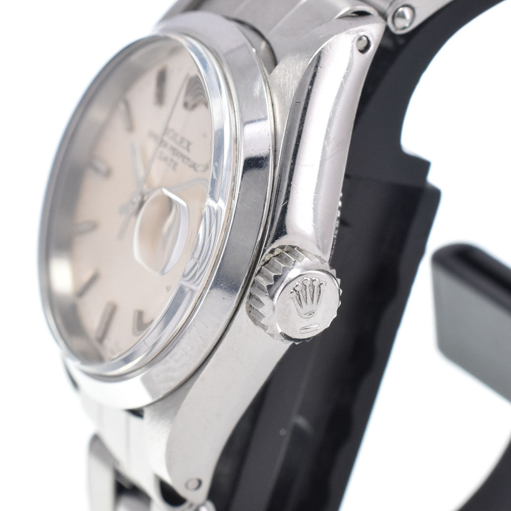 with paper ROLEX Oyster Perpetual Date 6916 vintage Cal.2030 Silver Dial Automatic Ladies
 Watch J#147834