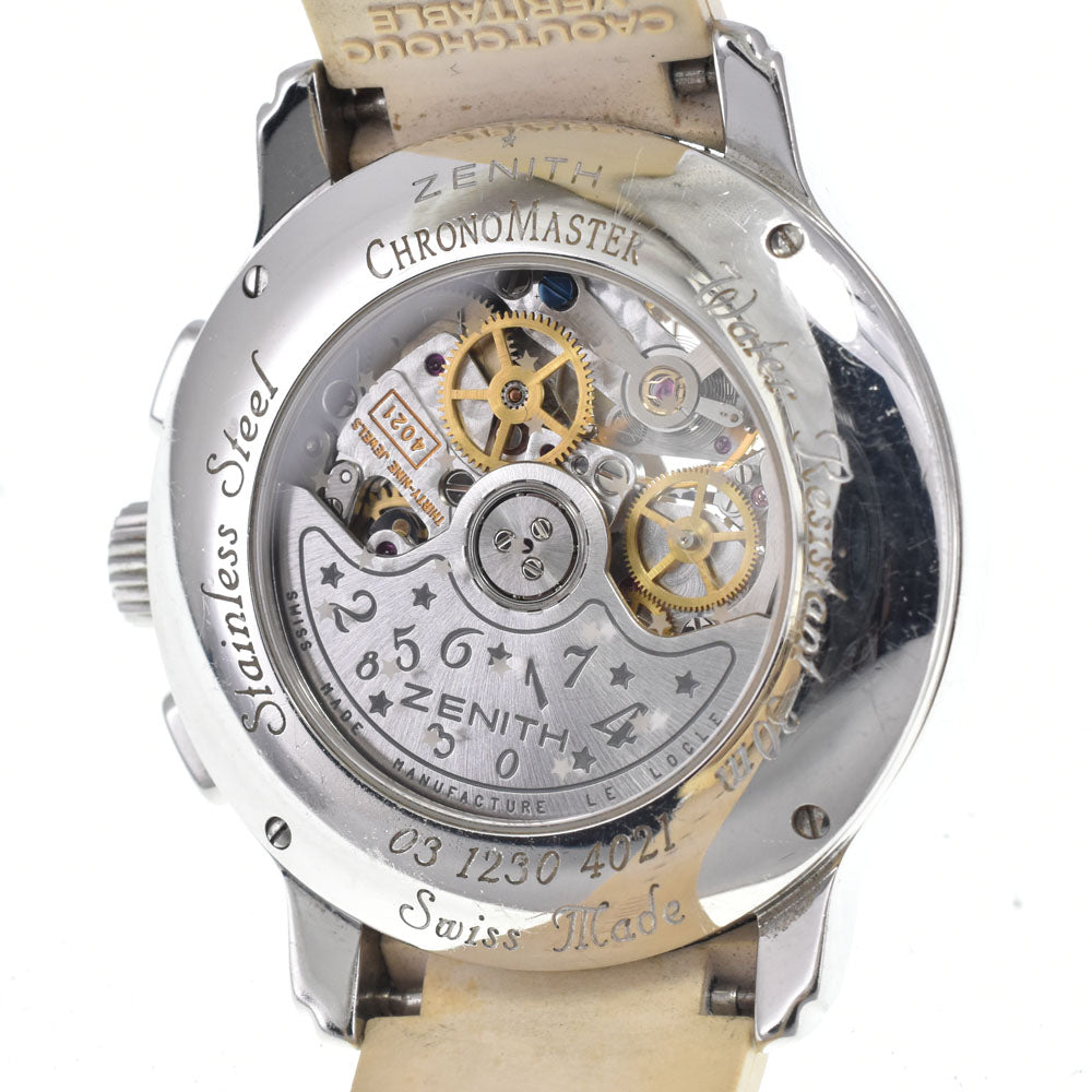 ZENITH chrono master open heart 03.1230.4021 Power reserve white Dial Automatic Ladies
 Watch J#147835