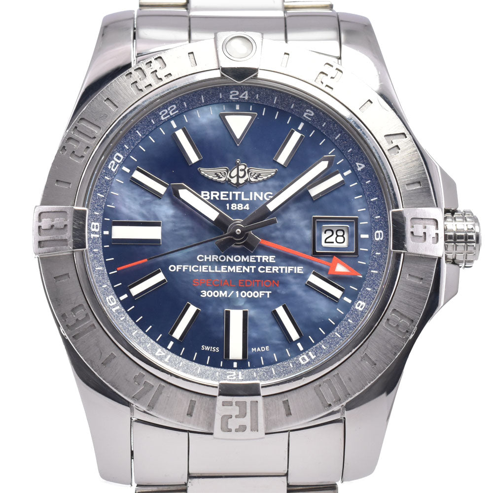 BREITLING Avenger II A32390 GMT Blue shell Dial Automatic Men's
 Watch L#147838