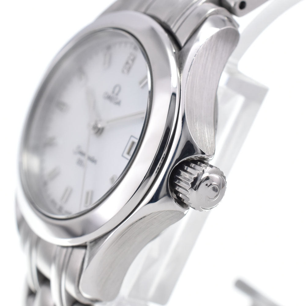 with paper OMEGA Seamaster 120M 2581.64 2P diamond White shell Dial Quartz Ladies
 Watch K#147839