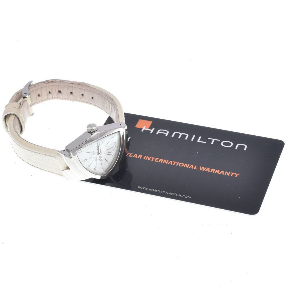 with paper HAMILTON Ventura H24211852/H242112 White shell Dial Quartz Ladies
 Watch I#147844