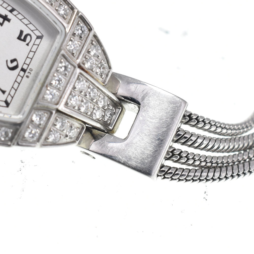 HAMILTON Railroad Lady H406560 Diamond Bezel Silver Dial Quartz Ladies
 Watch J#147846