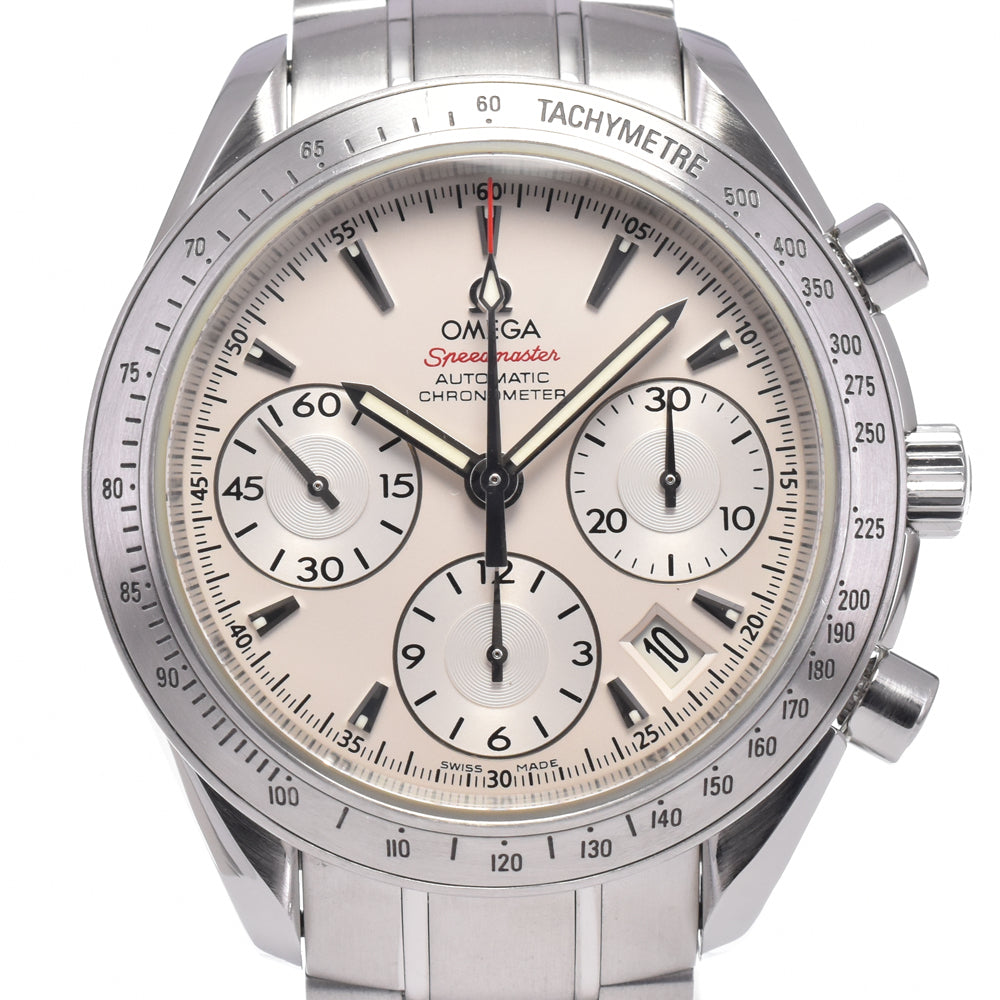 with paper OMEGA Speedmaster 323.10.40.40.02.001 Chronograph Silver Dial Automatic Men's
 Watch I#147852