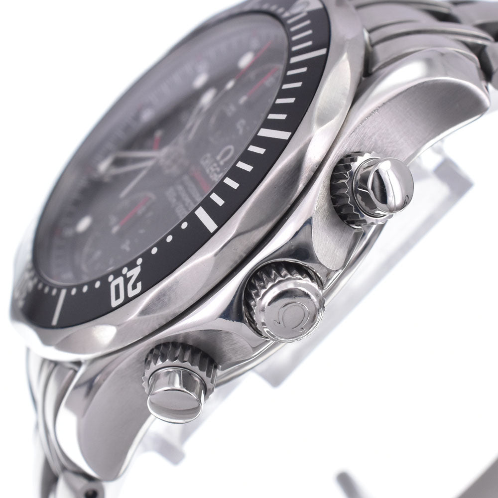 with paper OMEGA Seamaster Professional Divers 300M 213.30.42.40.01.001 Chronograph Date black Dial Automatic Men's
 Watch L#147853