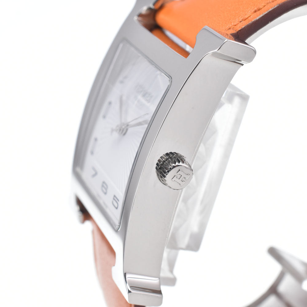 HERMES H watch HH1.810 Stainless Steel white Dial Quartz Men's
 Watch I#147855