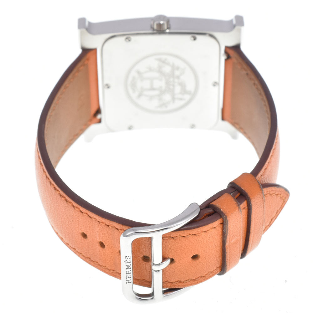 HERMES H watch HH1.810 Stainless Steel white Dial Quartz Men's
 Watch I#147855