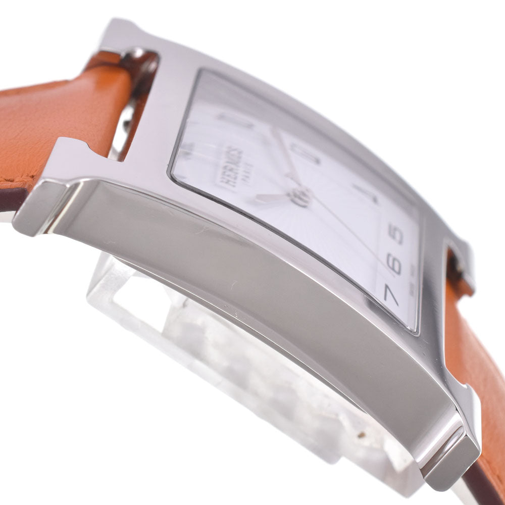 with paper HERMES H watch HH1.810 white Dial Quartz Men's
 Watch I#147856