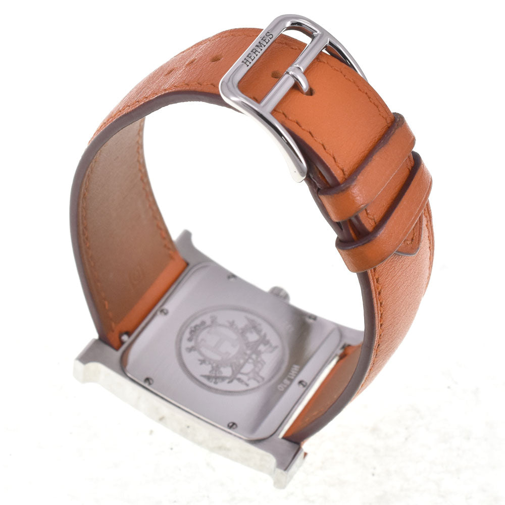 with paper HERMES H watch HH1.810 white Dial Quartz Men's
 Watch I#147856