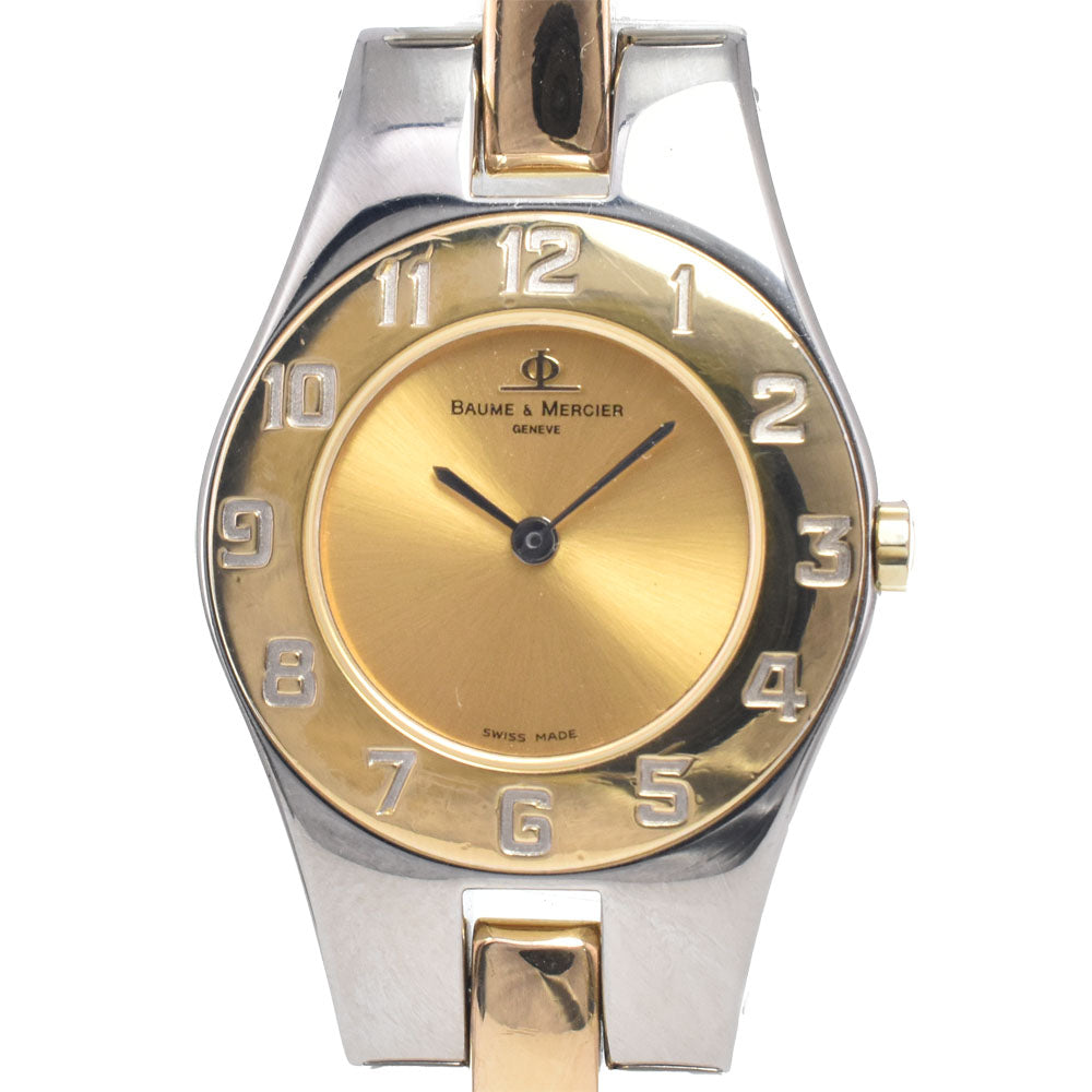 Baume & Mercier Linea 5261 Stainless Steel/Gold Plated gold Dial Quartz Ladies
 Watch J#147858