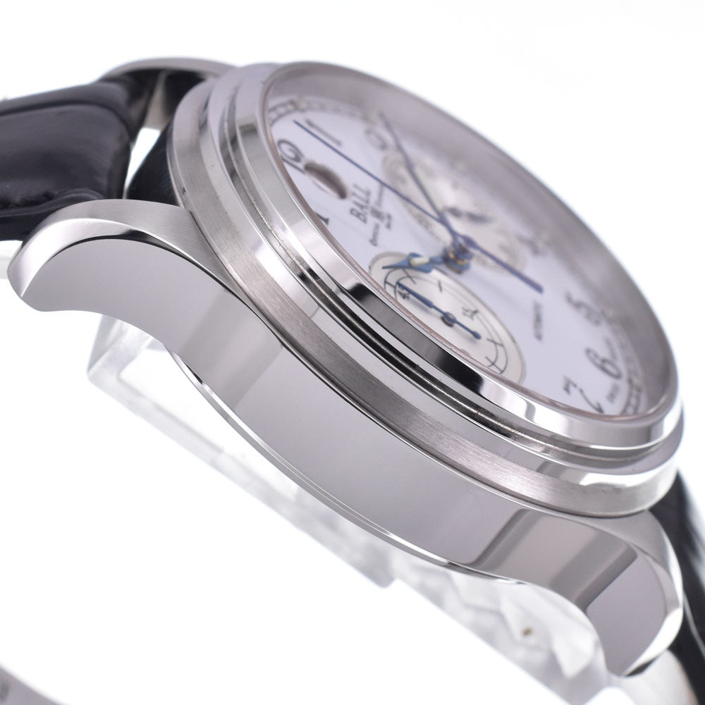 BALLWATCH train master cannonball CM1052D white Dial Automatic Men's
 Watch J#147859