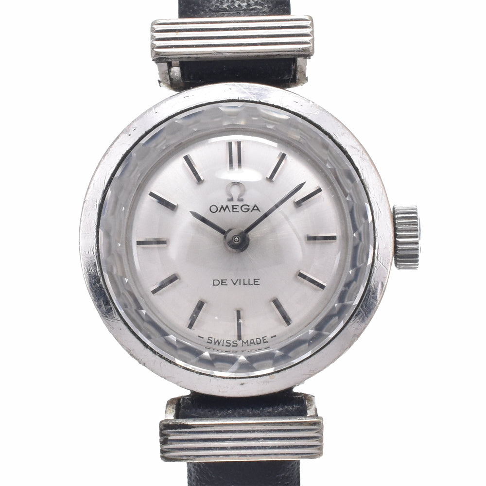 OMEGA De Ville Ref.511.279 Cal.484 Cut glass Silver Dial Hand Winding Ladies
 Watch O#147861