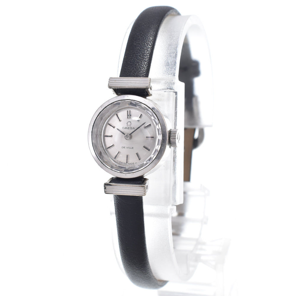 OMEGA De Ville Ref.511.279 Cal.484 Cut glass Silver Dial Hand Winding Ladies
 Watch O#147861