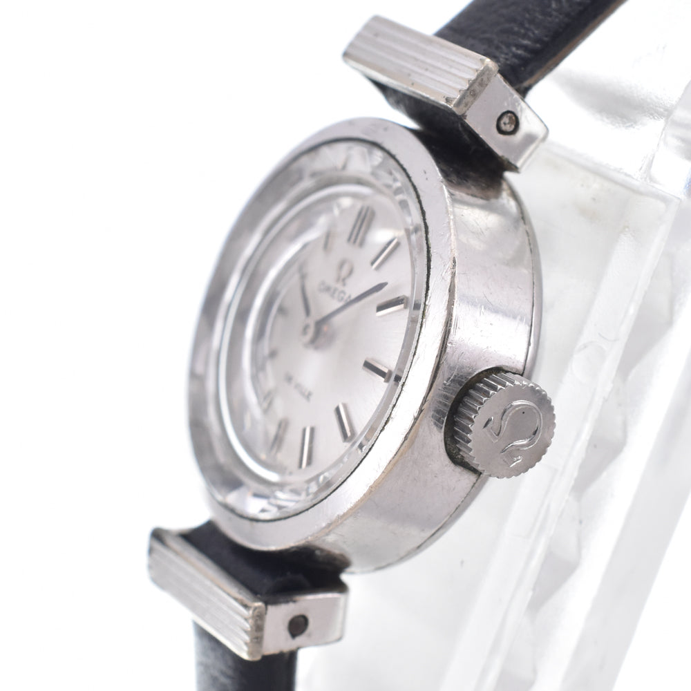 OMEGA De Ville Ref.511.279 Cal.484 Cut glass Silver Dial Hand Winding Ladies
 Watch O#147861