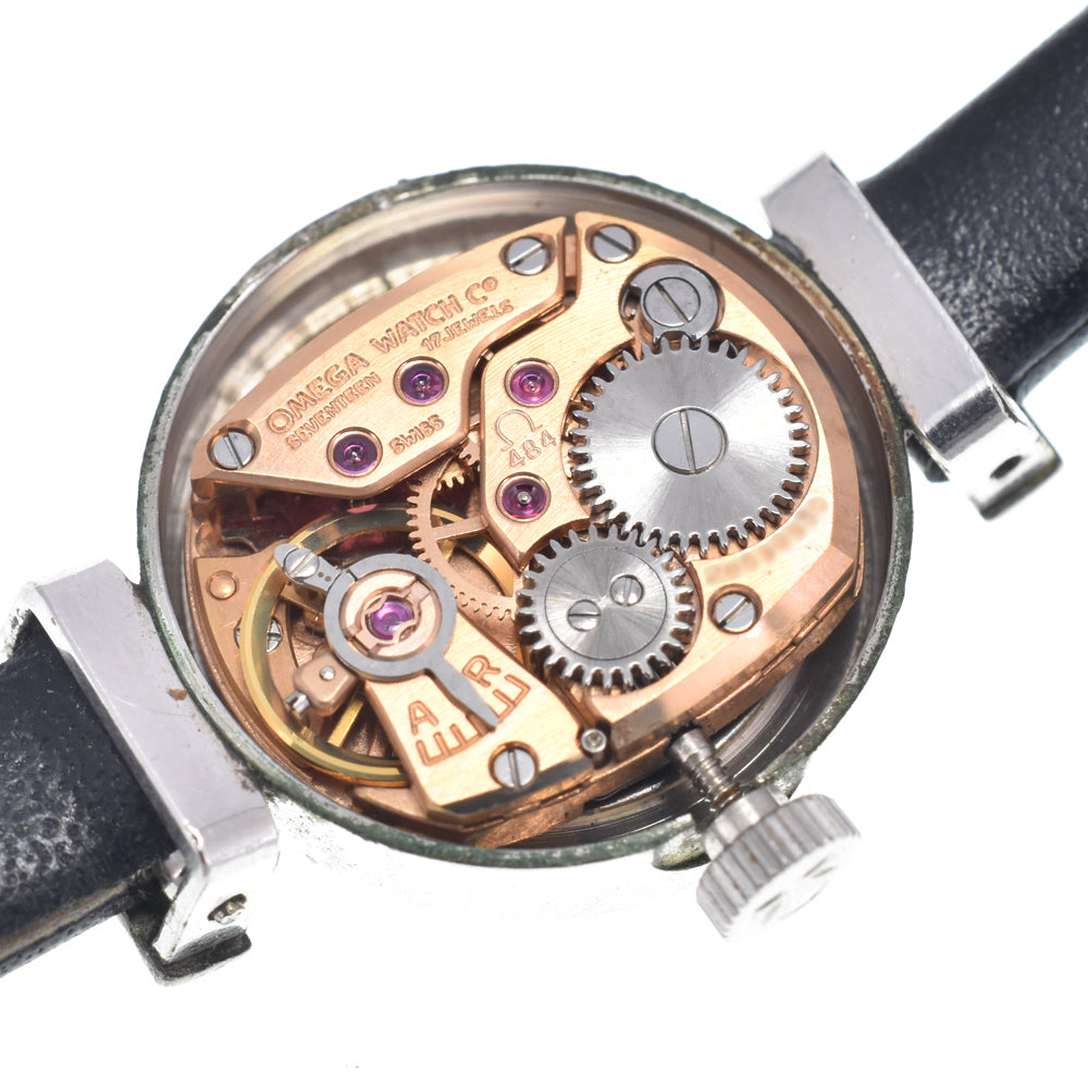 OMEGA De Ville Ref.511.279 Cal.484 Cut glass Silver Dial Hand Winding Ladies
 Watch O#147861