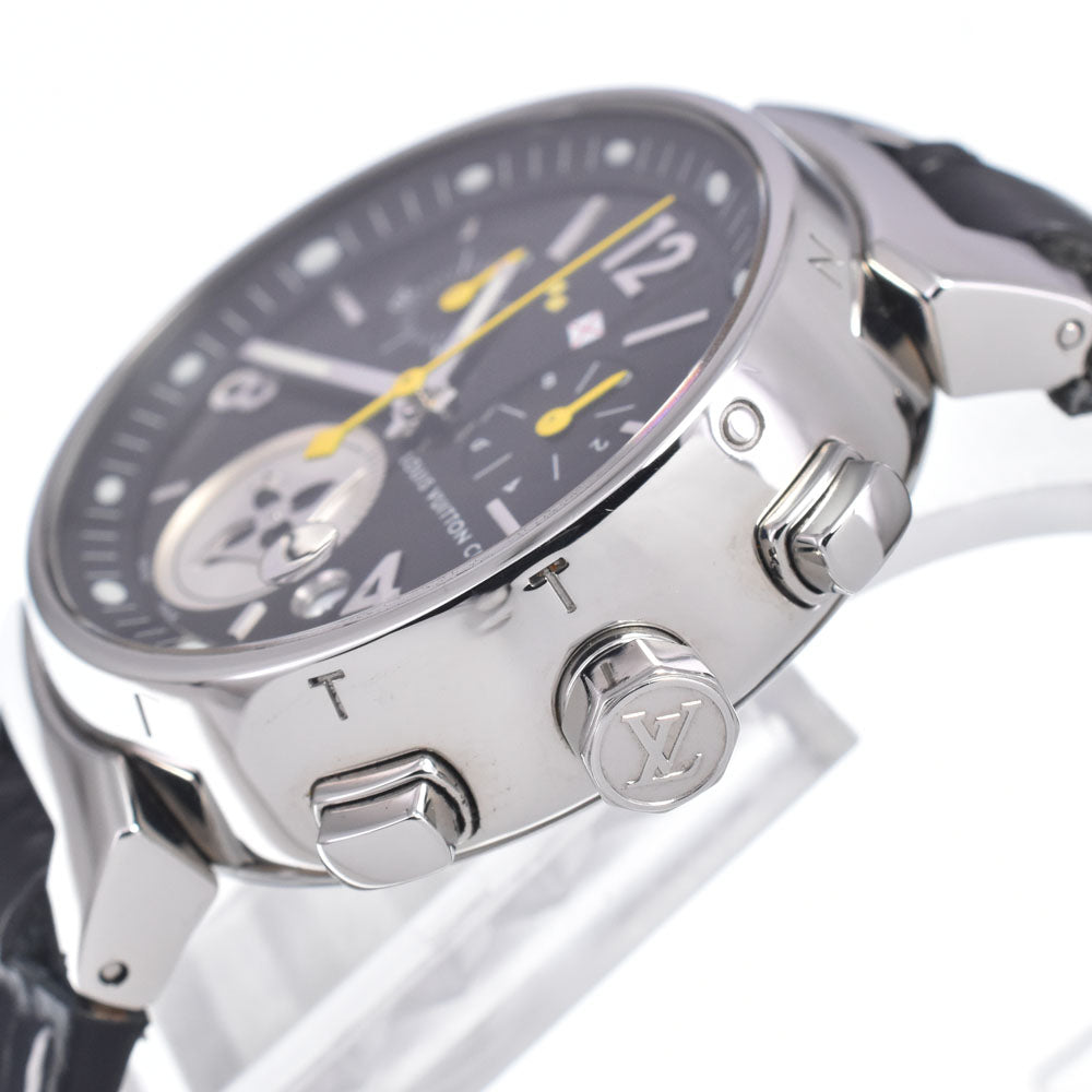 LOUIS VUITTON Tambour Lovely Cup MM Q132G Chronograph Date black Dial Quartz Ladies
 Watch P#147868