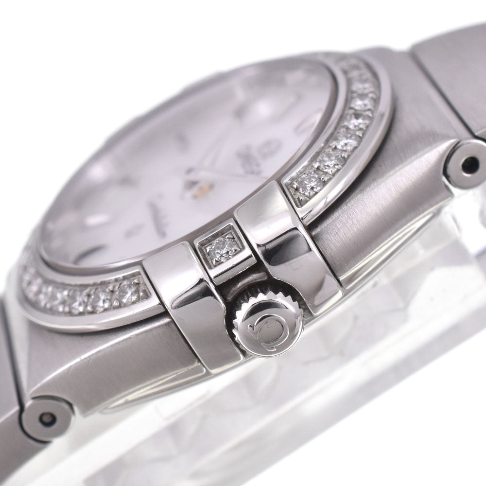 with paper OMEGA Constellation Blush 123.15.24.60.05.001 Diamond Bezel White shell Dial Quartz Ladies
 Watch I#147872
