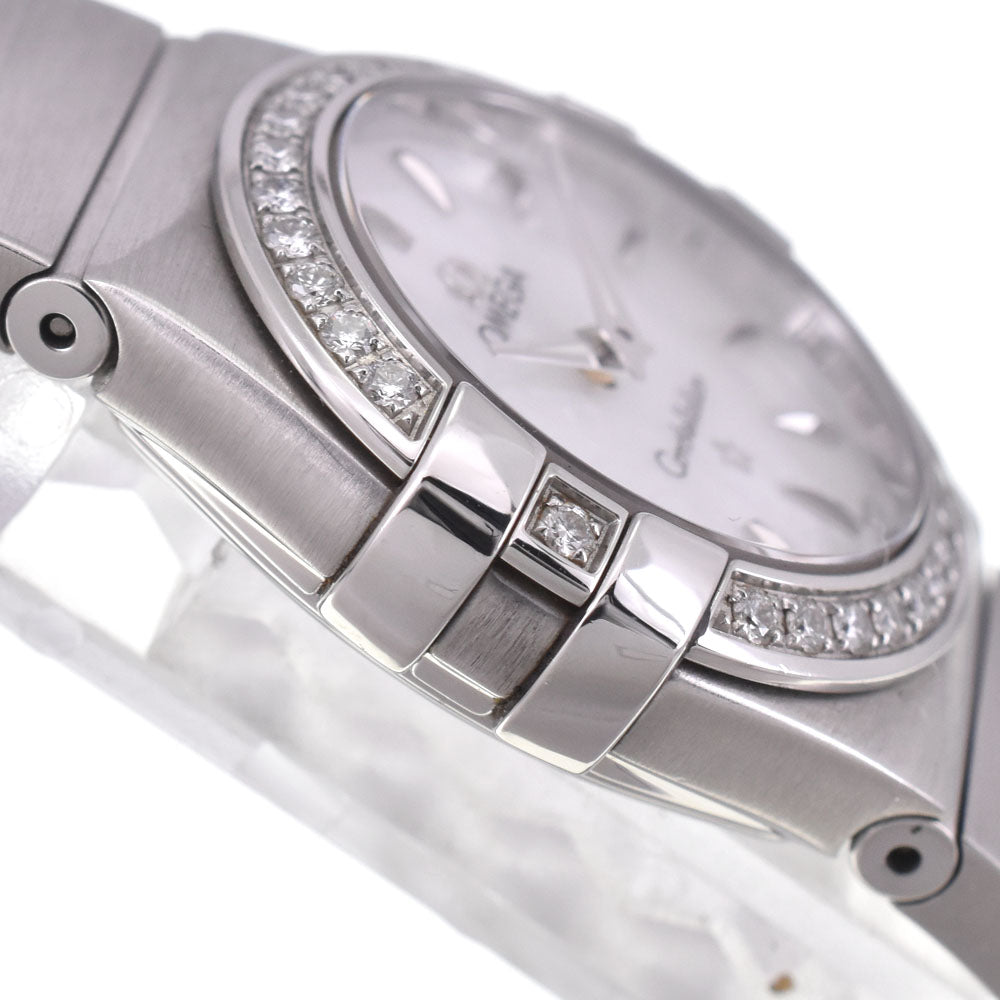 with paper OMEGA Constellation Blush 123.15.24.60.05.001 Diamond Bezel White shell Dial Quartz Ladies
 Watch I#147872