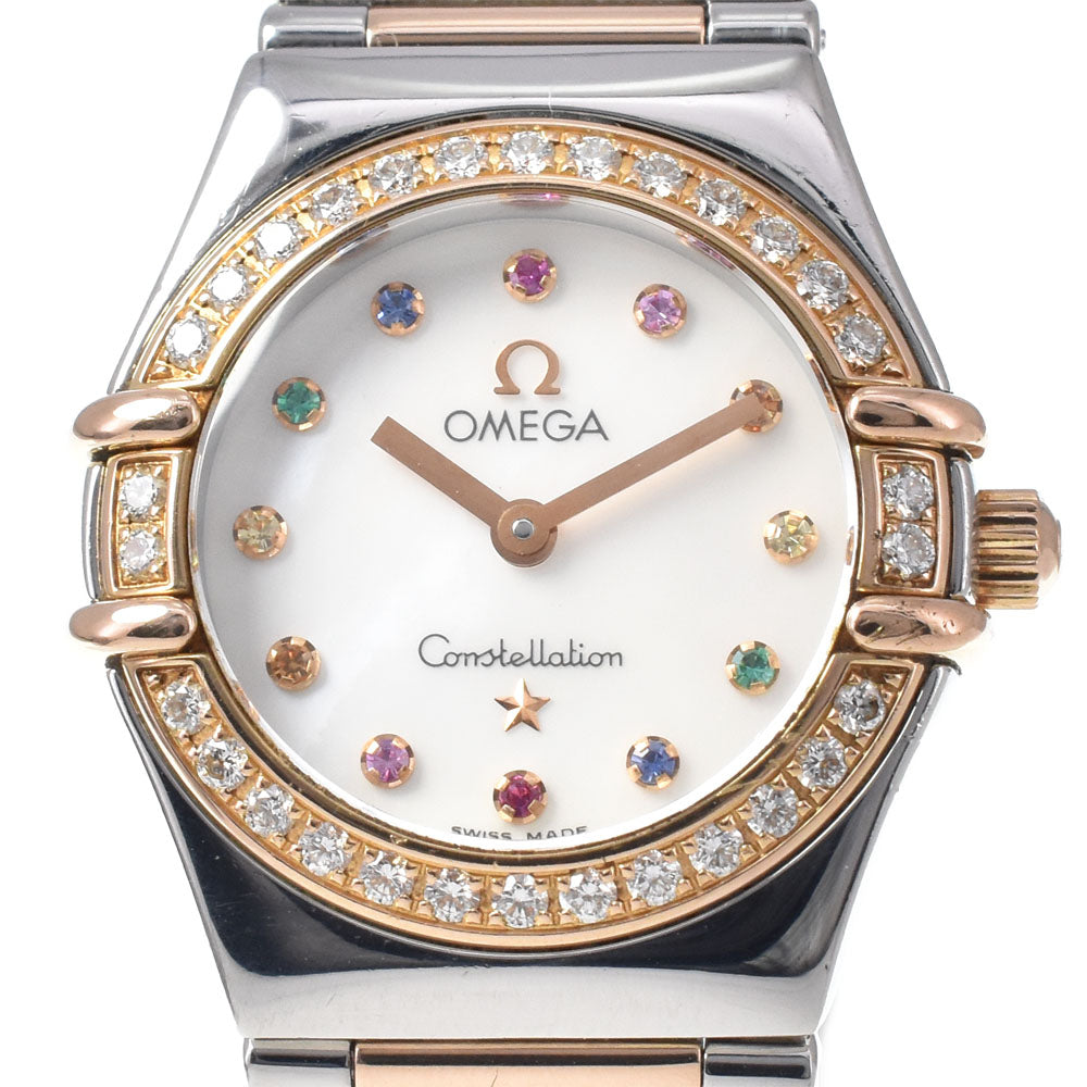 with paper OMEGA Constellation Mini My Choice 1368.79.0﻿0 Diamond Gemstone White shell Dial Quartz Ladies
 Watch K#147876