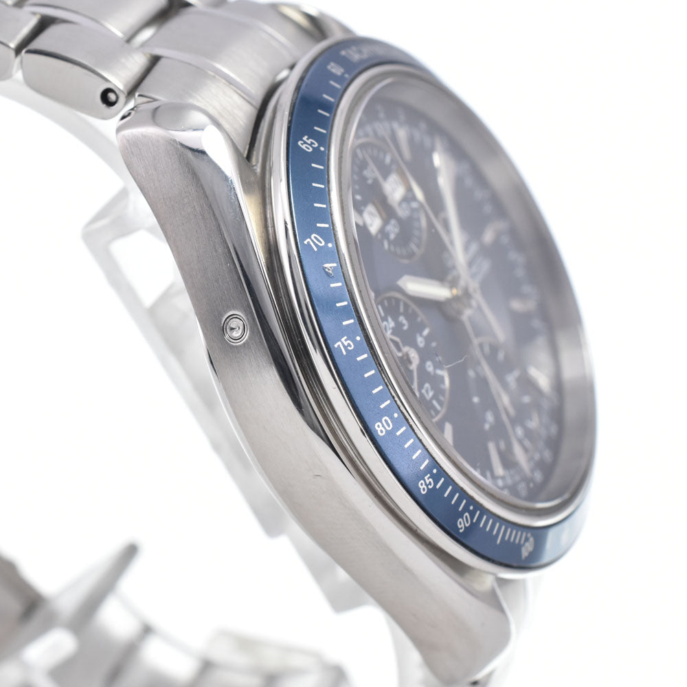 with paper OMEGA Speedmaster 3222.80 Triple calendar blue Dial Automatic Men's
 Watch I#147877