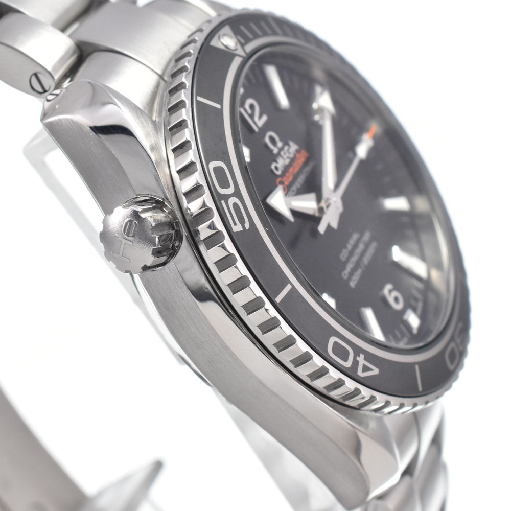 with paper OMEGA Seamaster Planet Ocean 232.30.42.21.01.001 Date black Dial Automatic Men's
 Watch H#147878