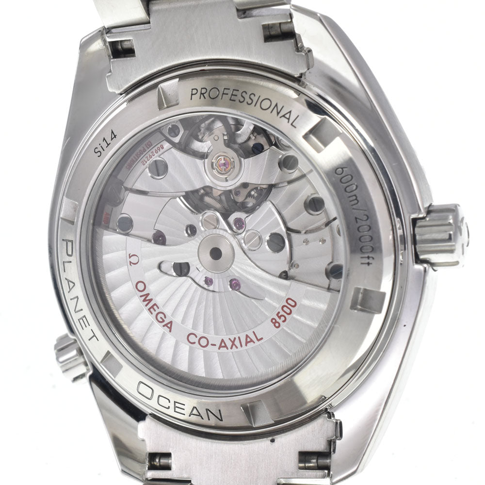 with paper OMEGA Seamaster Planet Ocean 232.30.42.21.01.001 Date black Dial Automatic Men's
 Watch H#147878