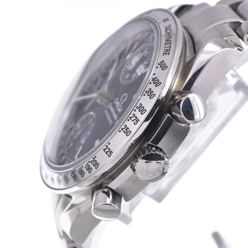 with paper OMEGA Speedmaster 3523.80.00 Triple calendar blue Dial Automatic Men's
 Watch L#147880