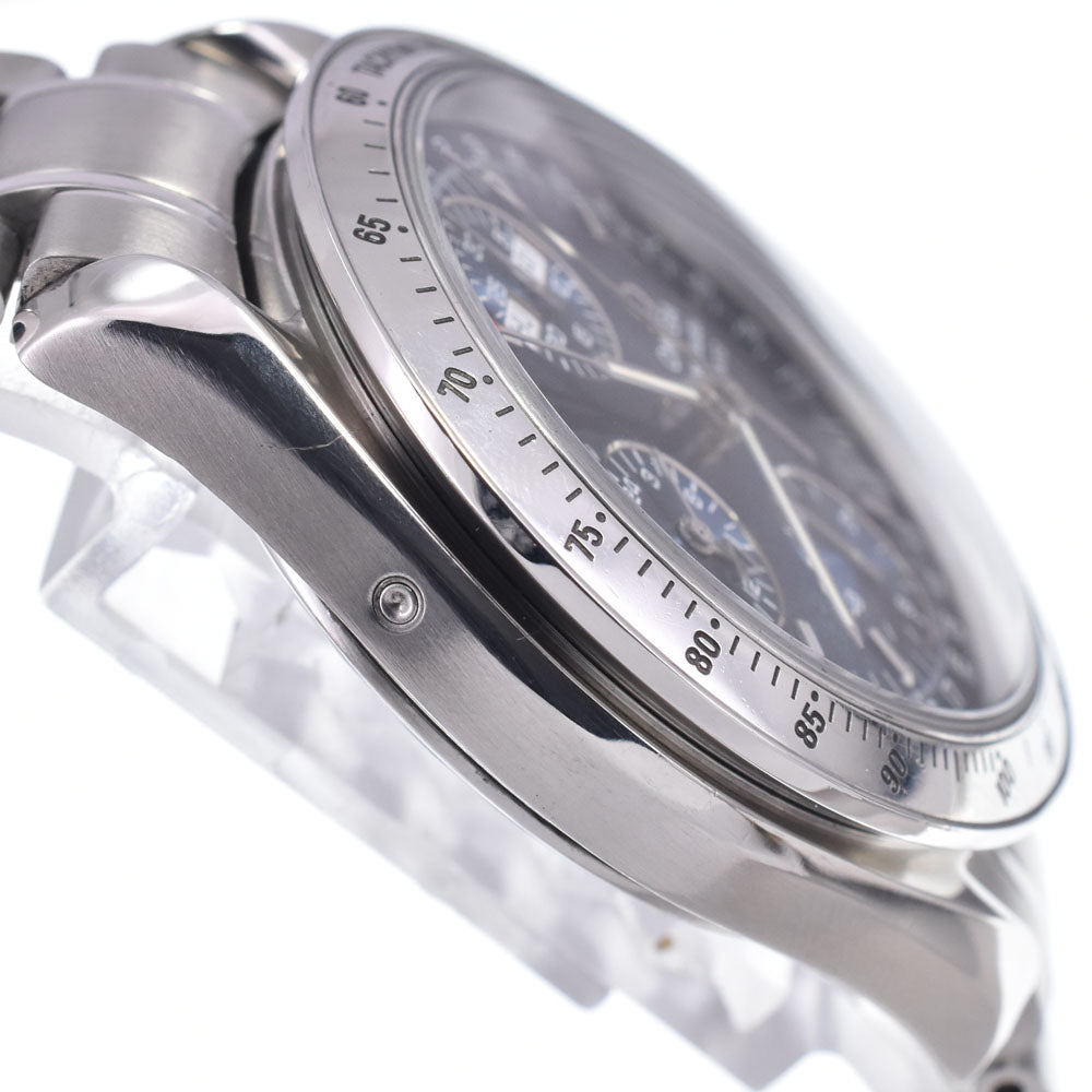 with paper OMEGA Speedmaster 3523.80.00 Triple calendar blue Dial Automatic Men's
 Watch L#147880