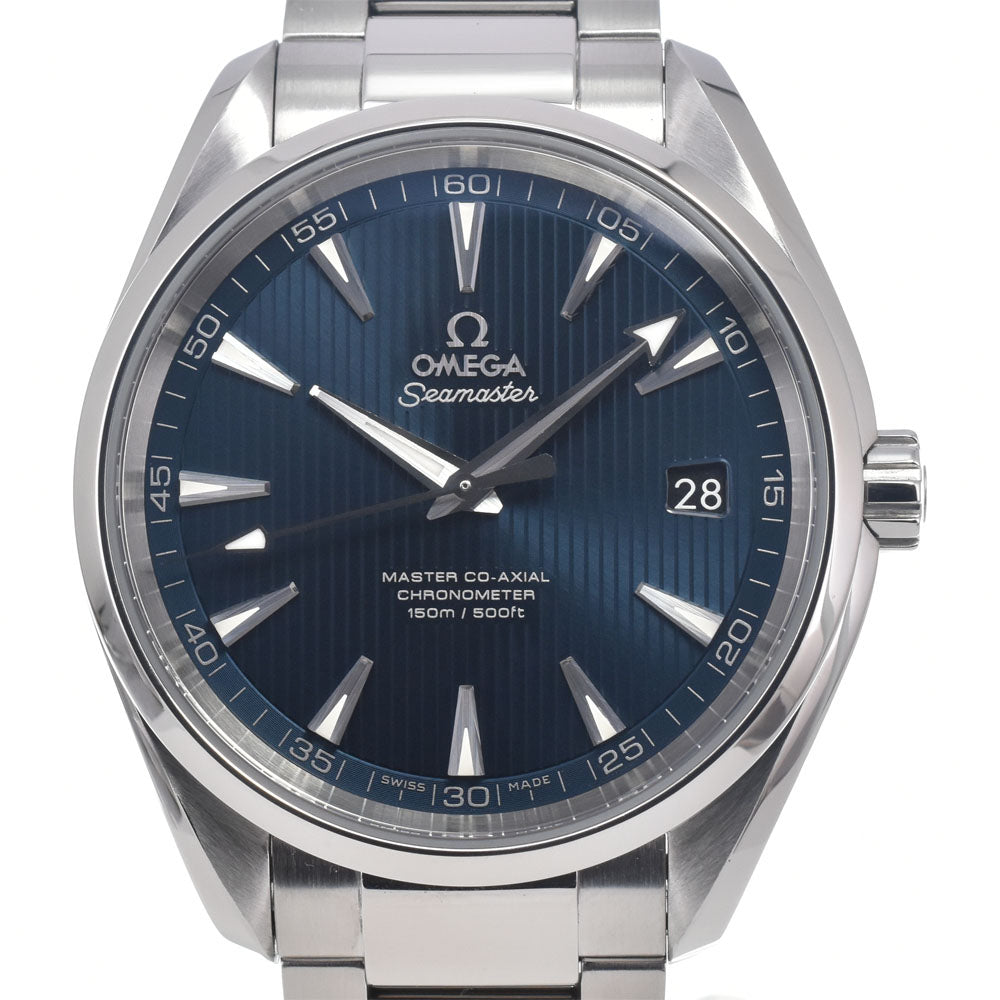 with paper OMEGA Seamaster Aqua Terra Coaxial 231.10.42.21.03.003 Date blue Dial Automatic Men's
 Watch H#147882