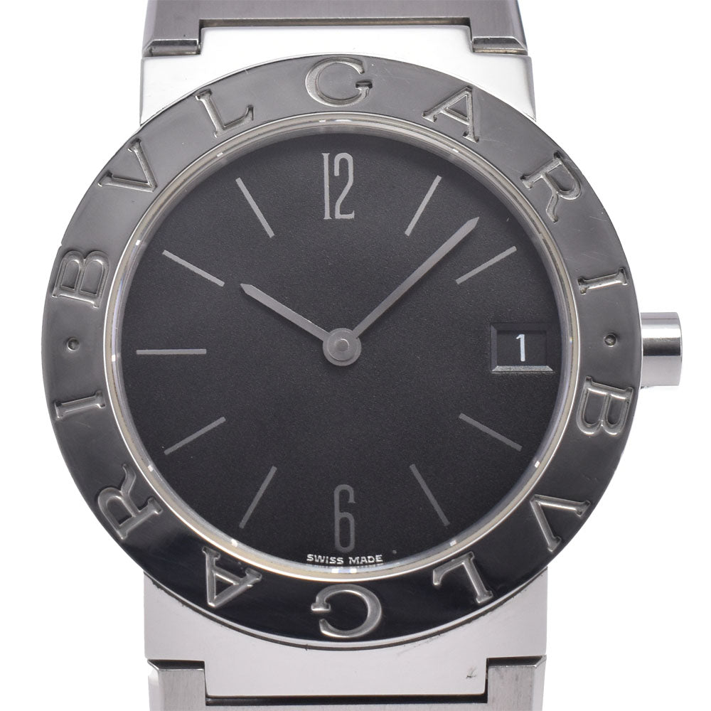 BVLGARI Bvlgari Bvlgari BB30SS Date black Dial Quartz Unisex Watch