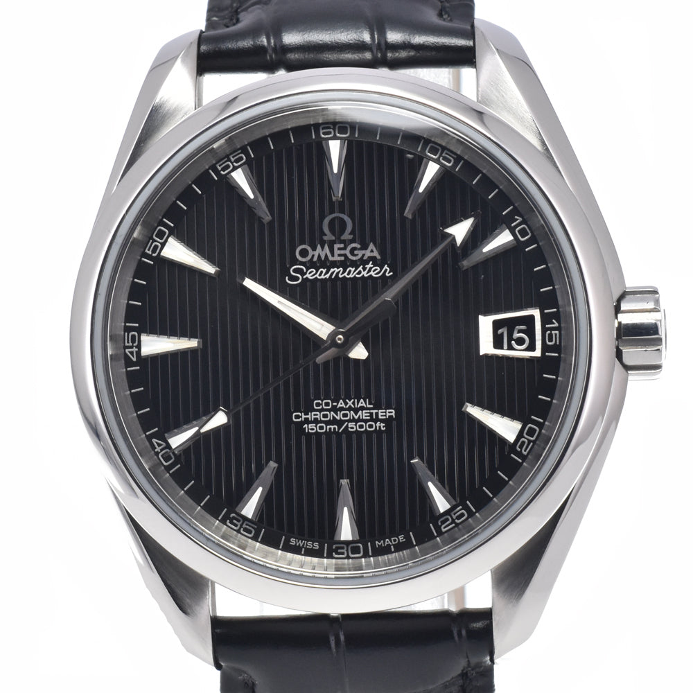 with paper OMEGA SeamasterAqua Terra 231.13.39.21.01.001 Date black Dial Automatic Men's
 Watch I#147893