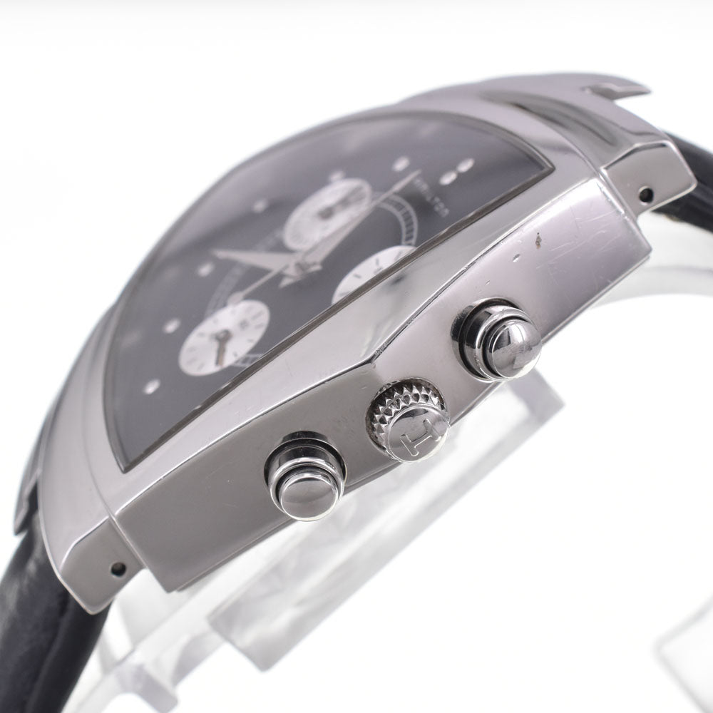 HAMILTON Ventura H244121 Chronograph black Dial Quartz Men's
 Watch I#147896