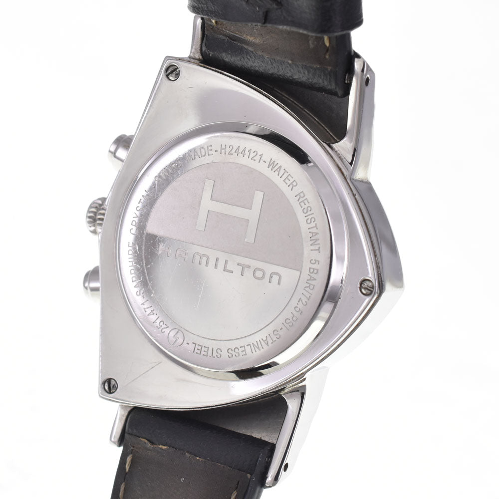 HAMILTON Ventura H244121 Chronograph black Dial Quartz Men's
 Watch I#147896