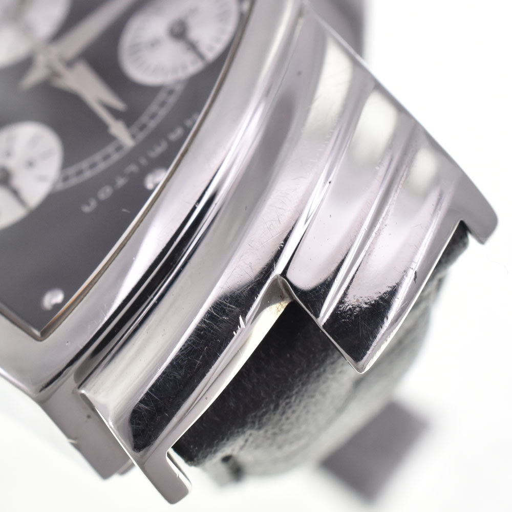 HAMILTON Ventura H244121 Chronograph black Dial Quartz Men's
 Watch I#147896