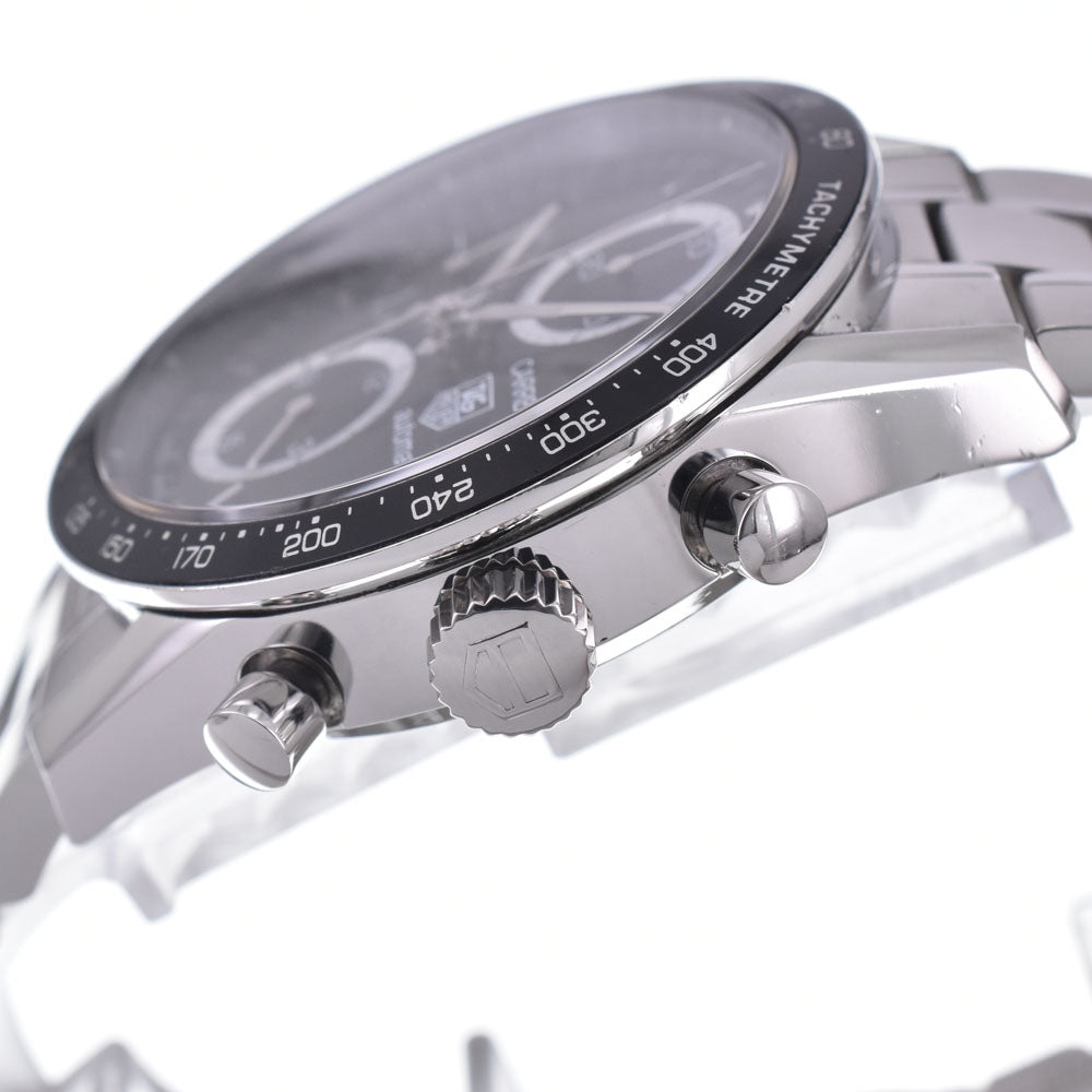 with paper TAG HEUER Carrera CV2010-3 See-through back chronograph black Dial Automatic Men's
 Watch K#147897