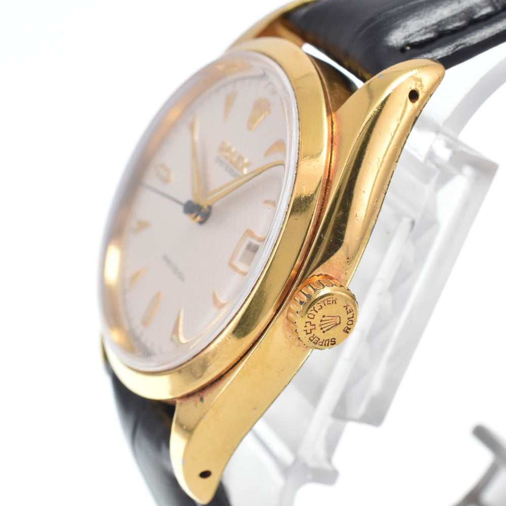 ROLEX Oyster Date Precision 6494 vintage Cal.1210 Super Oyster crown Silver Dial Hand Winding Men's
 Watch L#147898