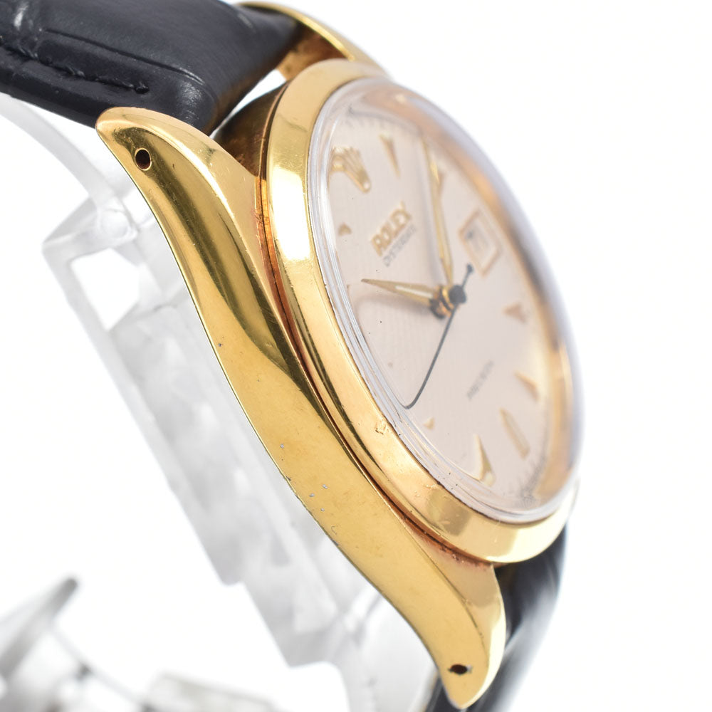 ROLEX Oyster Date Precision 6494 vintage Cal.1210 Super Oyster crown Silver Dial Hand Winding Men's
 Watch L#147898