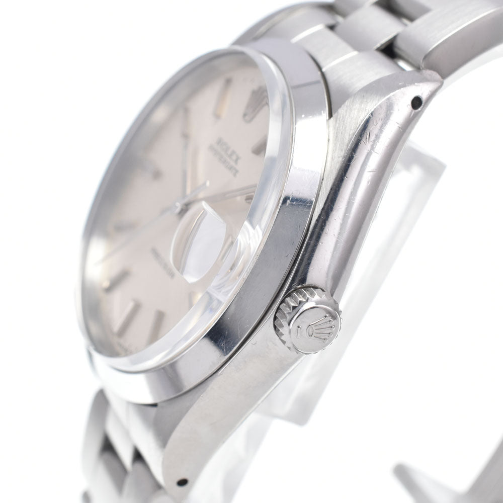 with paper ROLEX Oyster Date Precision 6694 vintage Cal.1225 Silver Dial Hand Winding Men's
 Watch J#147899