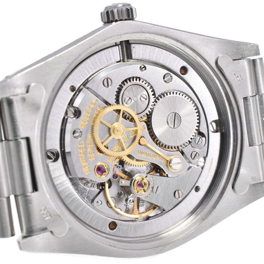 with paper ROLEX Oyster Date Precision 6694 vintage Cal.1225 Silver Dial Hand Winding Men's
 Watch J#147899