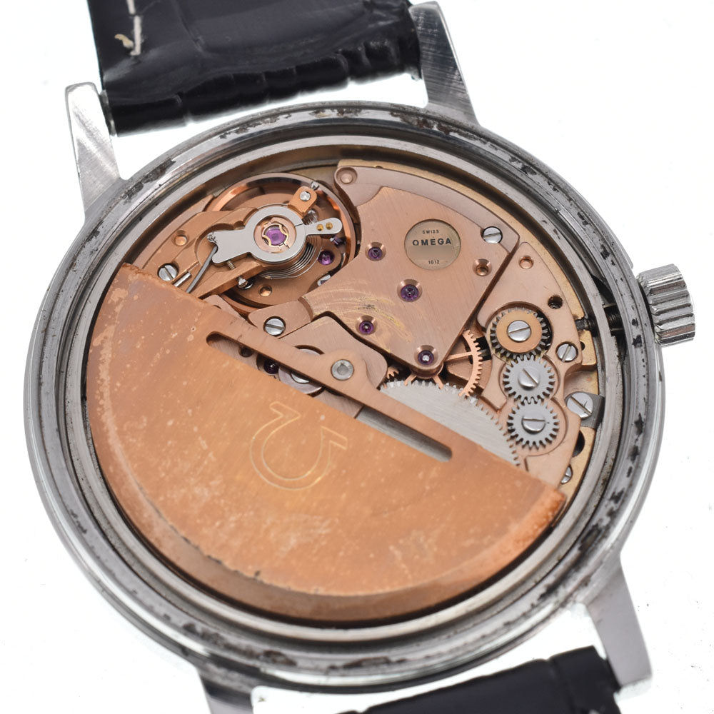 OMEGA Geneva 166.0163 vintage Date Cal.1012 Silver Dial Automatic Men's
 Watch K#147905
