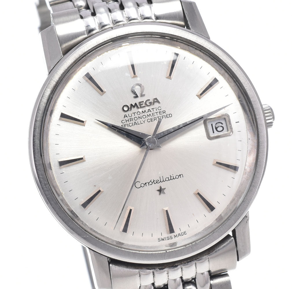 OMEGA Constellation chronometer 168.018 vintage Cal.564 Date Silver Dial Automatic Men's
 Watch P#147907