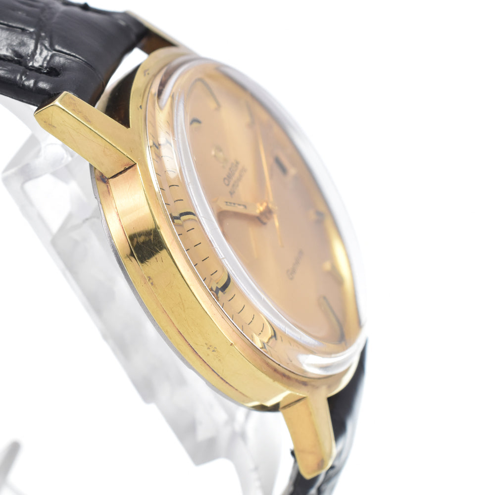 OMEGA Geneva 166.070 vintage Cal.565 gold Dial Automatic Men's
 Watch I#147909