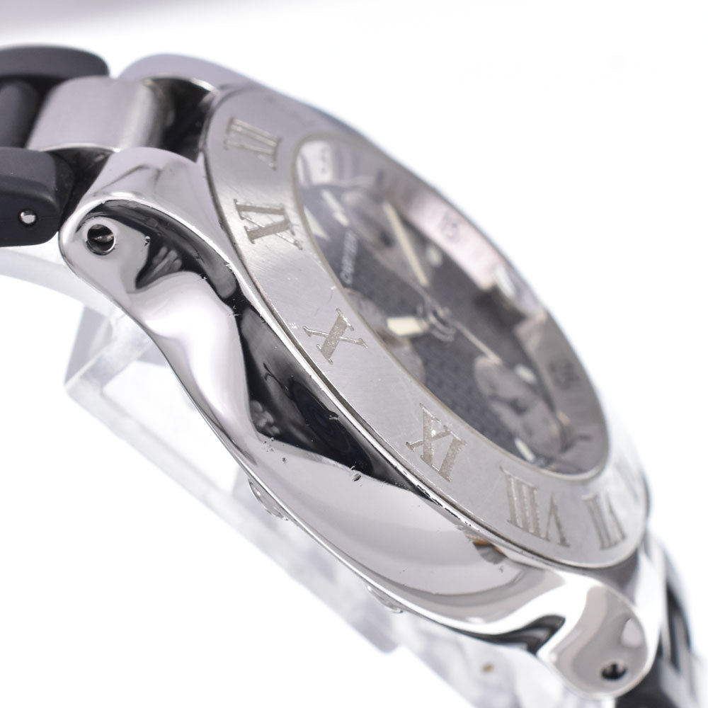 CARTIER Must21 CHRONOSCAPH LM W10125U2 Chronograph Date Black / Silver Dial Quartz Men's
 Watch K#147910