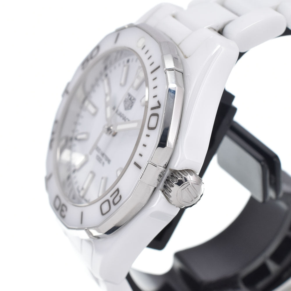 TAG HEUER Aqua racer WAY1391.BH0717 white Dial Quartz Ladies
 Watch J#147913