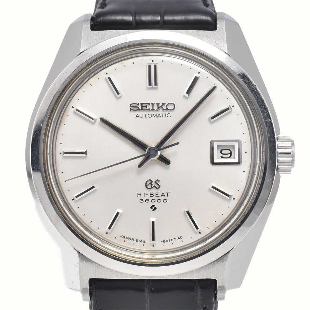 SEIKO Grand Seiko 6145-8000 HI-BEAT 36000 Cal.6145A Silver Dial Automatic Men's
 Watch J#147914