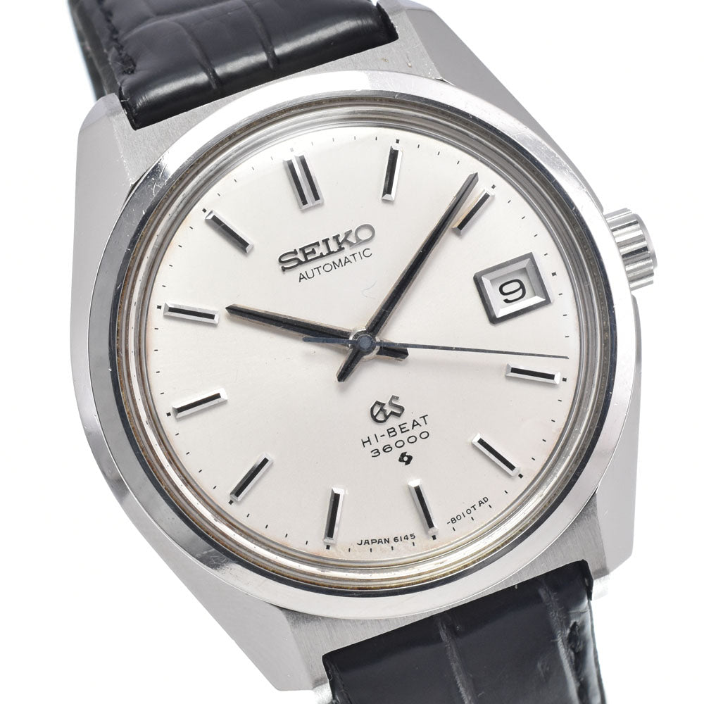 SEIKO Grand Seiko 6145-8000 HI-BEAT 36000 Cal.6145A Silver Dial Automatic Men's
 Watch J#147914