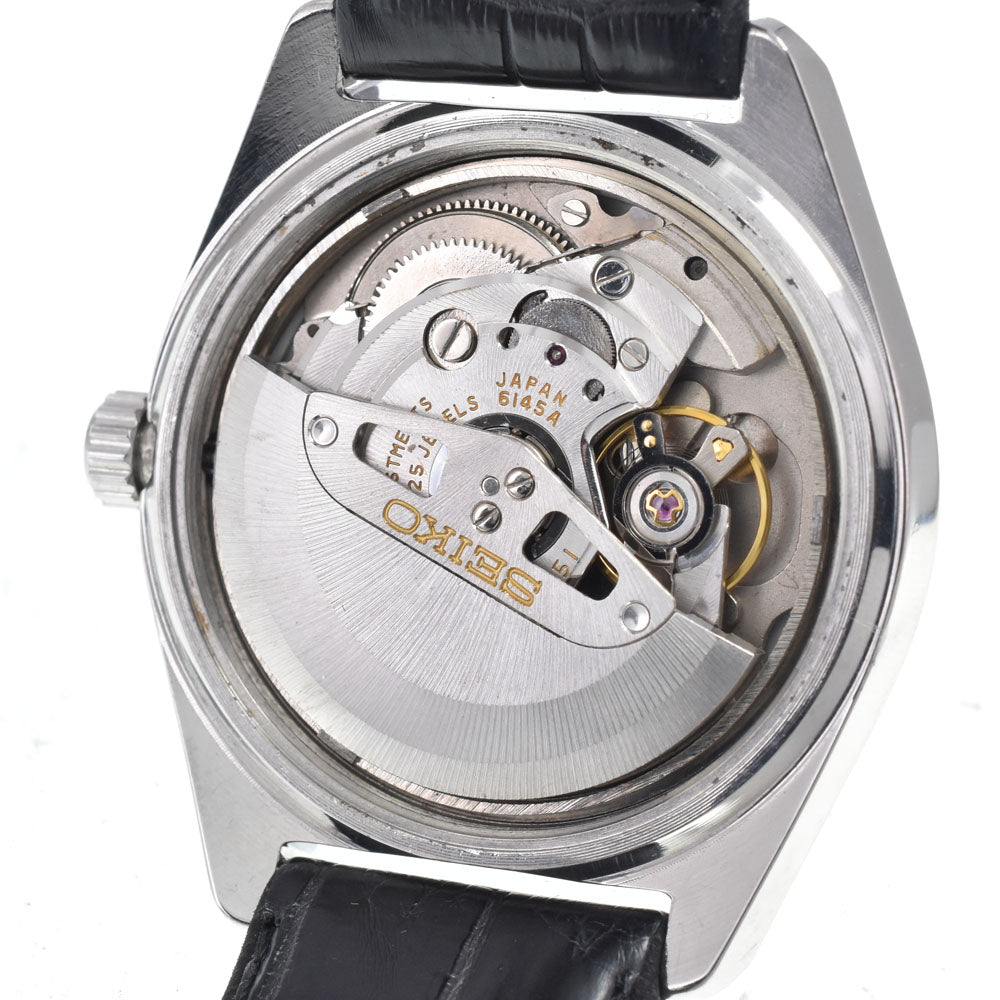 SEIKO Grand Seiko 6145-8000 HI-BEAT 36000 Cal.6145A Silver Dial Automatic Men's
 Watch J#147914