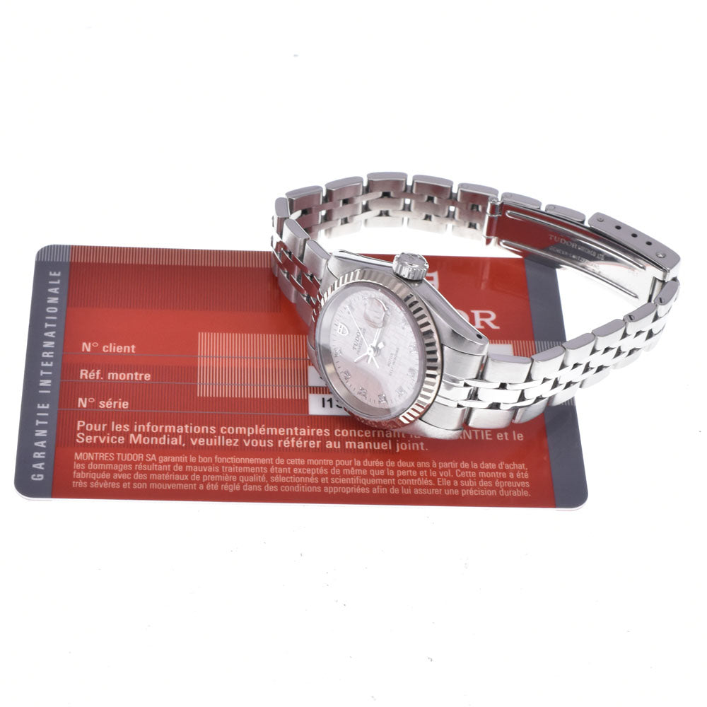 with paper TUDOR Princess Date 92414 10P Diamond Silver Dial Automatic Ladies
 Watch K#147915