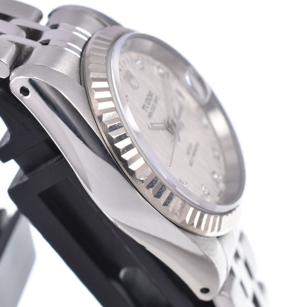 with paper TUDOR Princess Date 92414 10P Diamond Silver Dial Automatic Ladies
 Watch K#147915