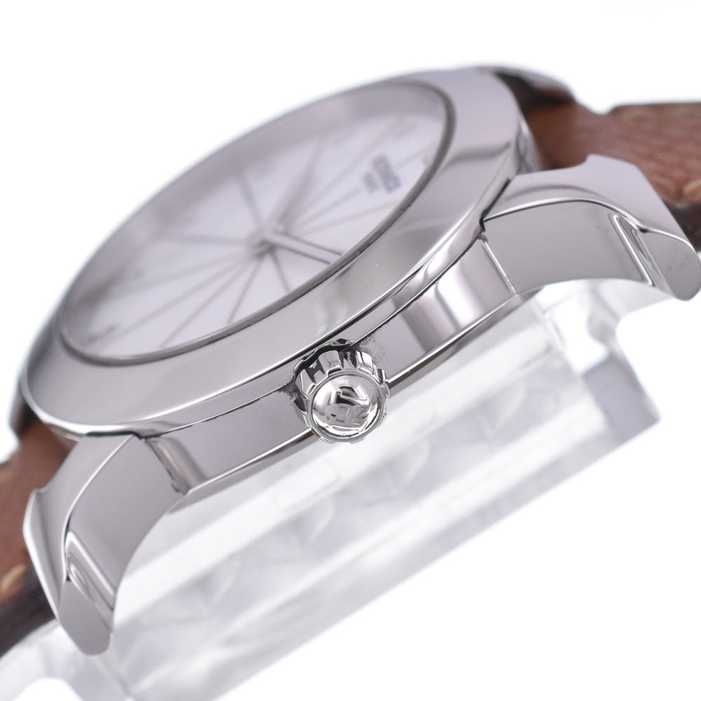 with paper HERMES H watch Rondo HR1.210 white Dial Quartz Ladies
 Watch J#147930